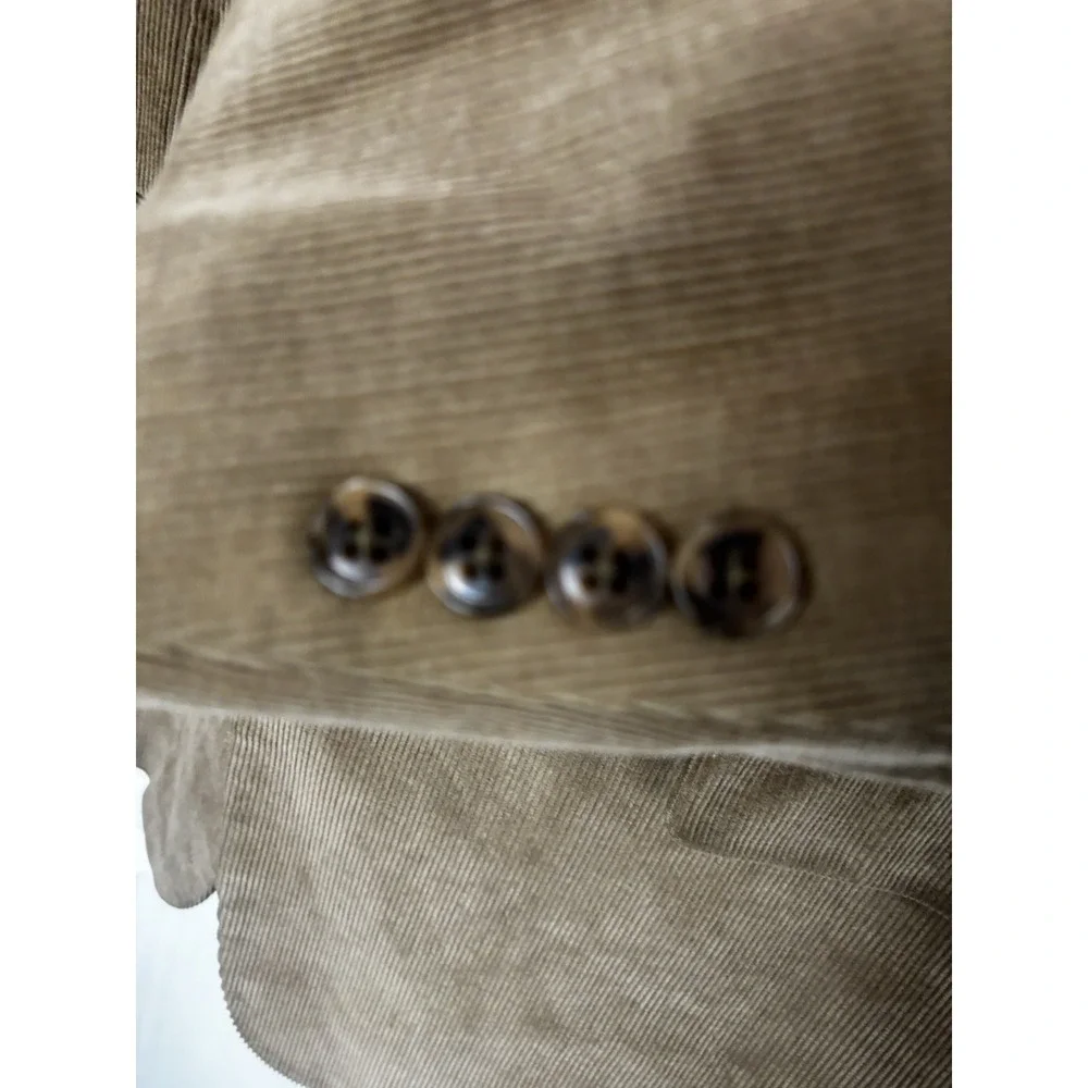 Joseph‎ & Feiss Mens 44R Tan Camel Corduroy Sport Coat 2 Button Jacket Blazer